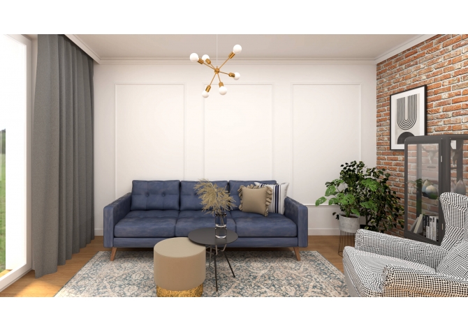 Lampa Rhythm Mosiądz