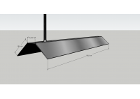 Lampa Origins L120 Stal nierdzewna