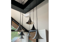 Lampa Solar Szczotkowany Mosiądz