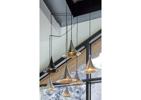 Lampa Solar Szczotkowany Mosiądz