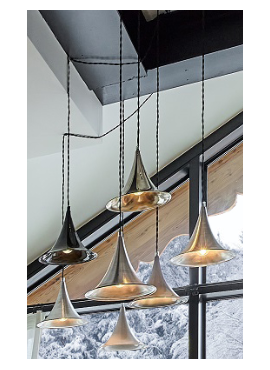 Origins of Light Solar Lamp Brushed Brass