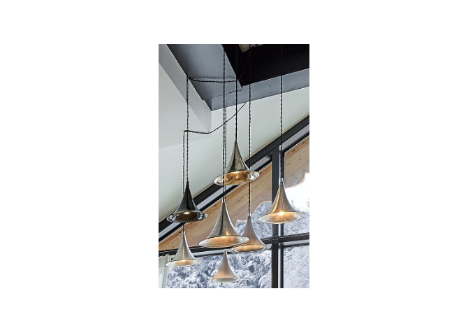 Lampa Solar Szczotkowany Mosiądz