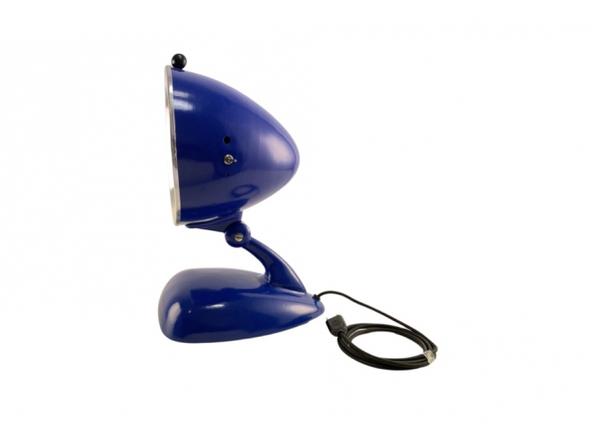 Restaurowana lampa biurkowa MED blue