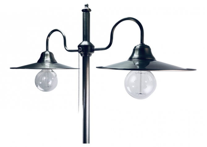 Lampa podłogowa T53 Stal Surowa