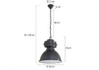 Lampa Wisząca Densi Small Czarna