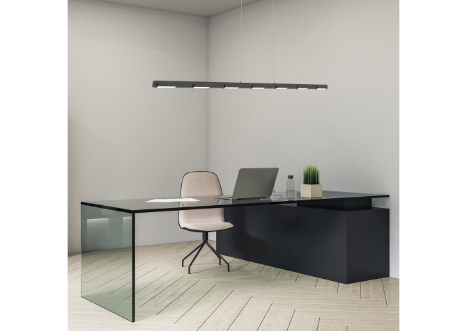 Lampa Wisząca Bloc Czarna Big