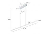 Lampa Wisząca Bloc Alu Big