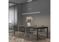 Lampa Wisząca Profilo Szara Big