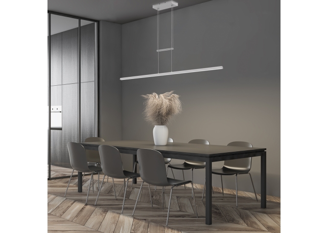 Lampa Wisząca Profilo Szara Big