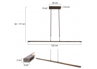 Lampa Wisząca Zelena Bronze