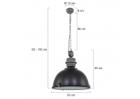 Lampa Wisząca Bikkel Czarna