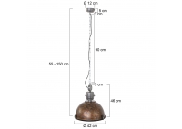 Lampa Wisząca Bikkel Small Brąz