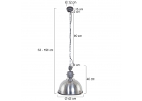 Lampa Wisząca Bikkel Small Stalowa