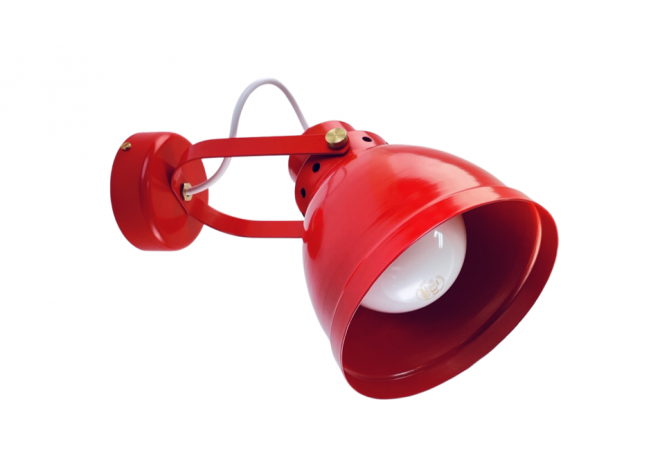 Kinkiet loft Origins of Light  T14 Czerwony