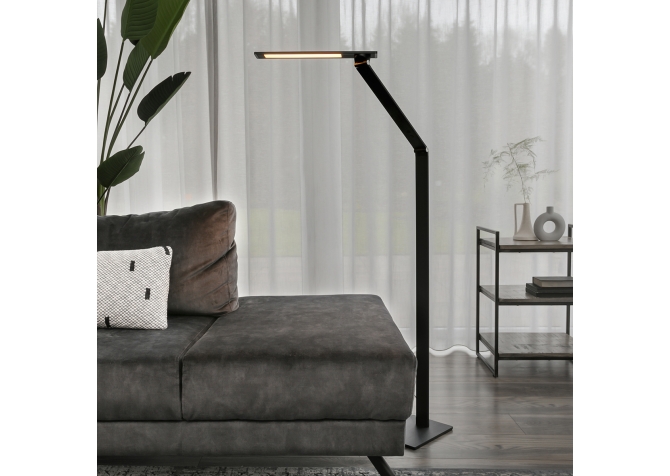 Lampa Stojąca Serenadę Czarna