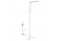 Lampa Stojąca Serenadę Czarna