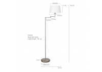 Lampa Stojąca Bella Srebrna