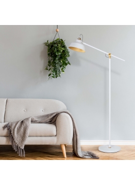 Nove White Floor Lamp