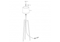 Lampa Stojąca Sabi