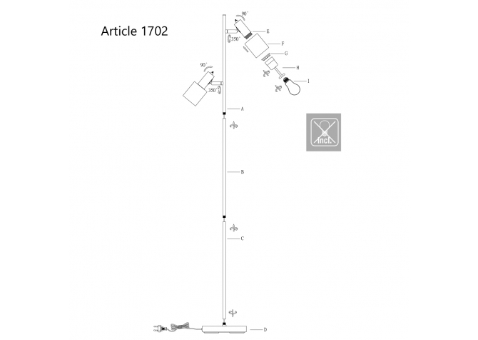 Lampa Stojąca Fjorgard