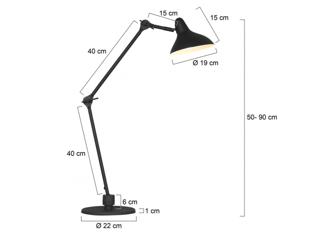 Lamp Biurkowa Kasket Anne Lighting