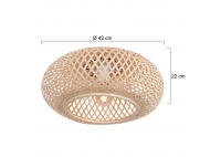 Plafon Bambusowy Maze Light