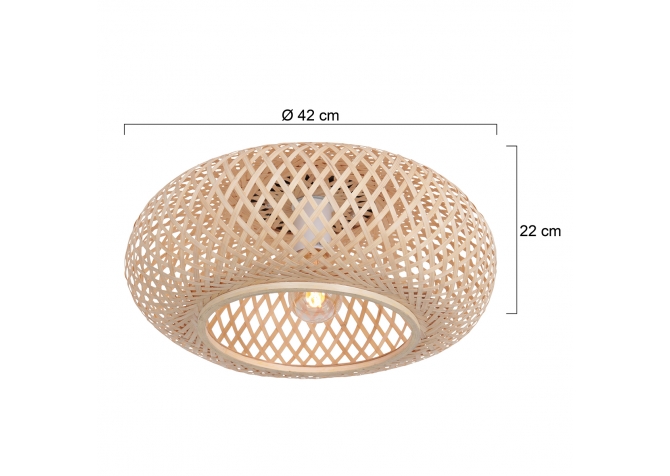 Plafon Bambusowy Maze Light