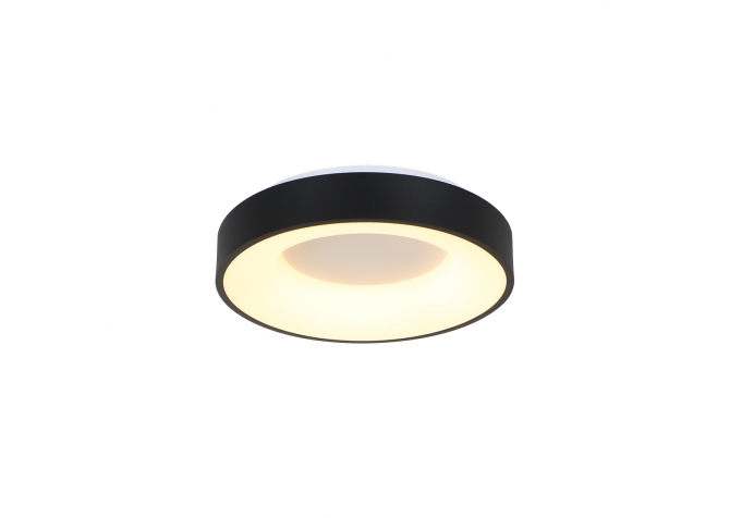 Plafon Ringlede L Czarny