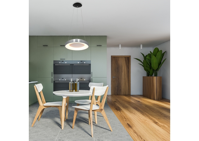 Lampa Wisząca Ringlede XL Srebrna