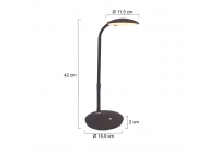 Lampa Biurkowa Zenith Czarna