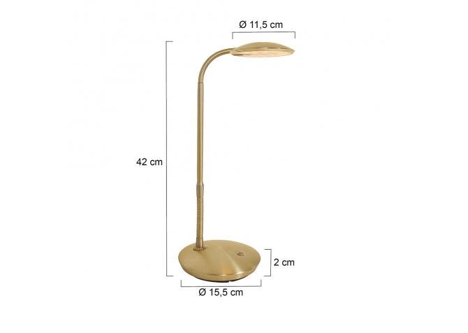 Lampa Biurkowa Zenith Złota