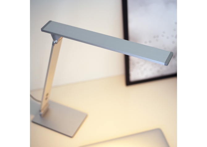 Lampa Biurkowa Zodiac Srebrna