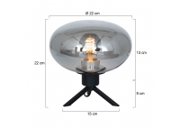 Lampa Biurkowa Reflexion Czarna