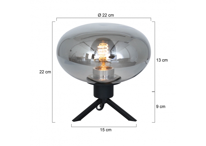 Lampa Biurkowa Reflexion Czarna