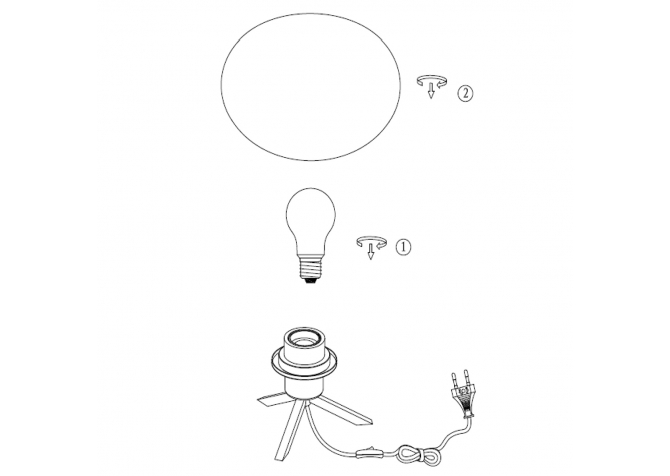 Lampa Biurkowa Reflexion Czarna