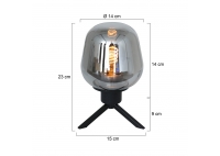 Lampa Biurkowa Reflexion 3 Czarna