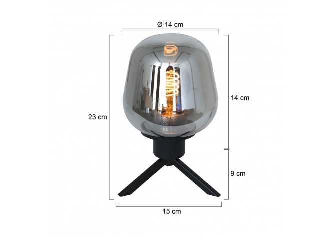 Lampa Biurkowa Reflexion 3 Czarna