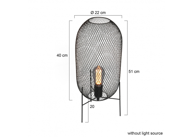 Lampa Biurkowa Bodine Czarna
