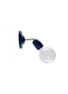 Kinkiet loft Origins Ceramic Czarny