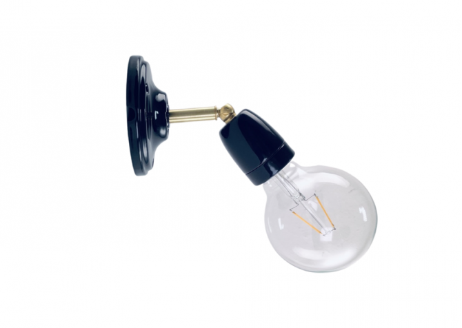 Kinkiet loft Origins Ceramic Czarny