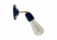 Kinkiet loft Origins Ceramic Czarny