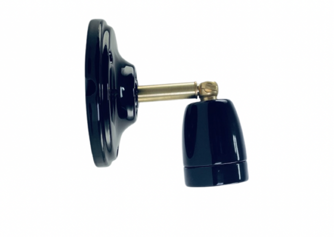 Kinkiet loft Origins Ceramic Czarny