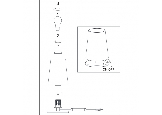 Lampa Biurkowa Ancilla Clear
