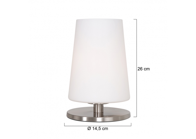 Lampa Biurkowa Ancilla Srebrna