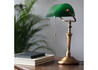 Lampa Biurkowa Bankierska Ancilla 1 Zielona
