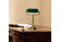 Lampa Biurkowa Bankierska Ancilla 1 Zielona