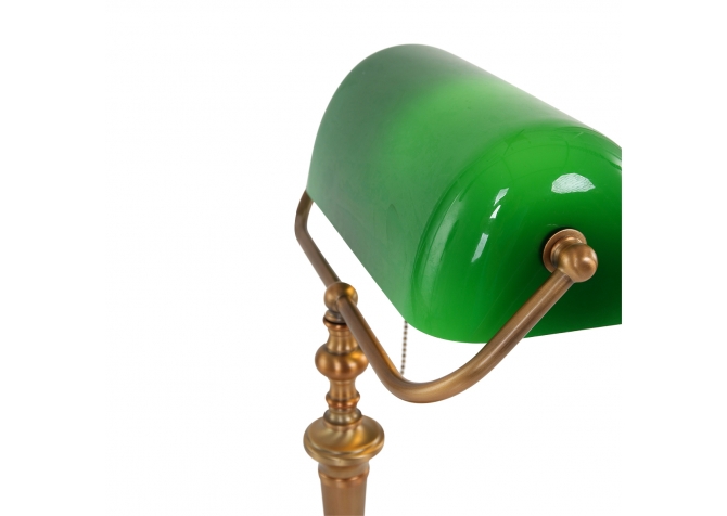 Lampa Biurkowa Bankierska Ancilla 1 Zielona