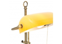 Lampa Biurkowa Bankierska Ancilla 2 Żółta