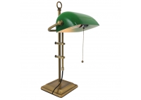 Lampa Biurkowa Bankierska Ancilla 2 Zielona