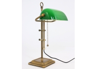 Lampa Biurkowa Bankierska Ancilla 2 Zielona